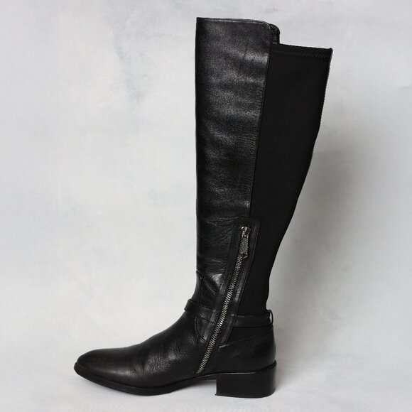 Donald J Pliner Knee High Riding Boot with Buckles - Picture 4 of 7